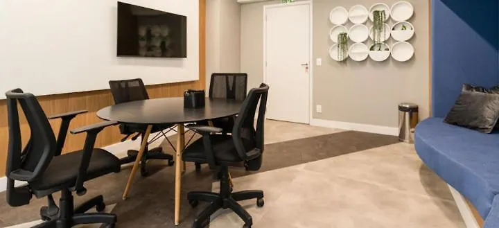 Smart Urban Deluxe Studio Varanda - The Mob One Pinheiros - Black Edition - By Luxxor São Paulo Brazília